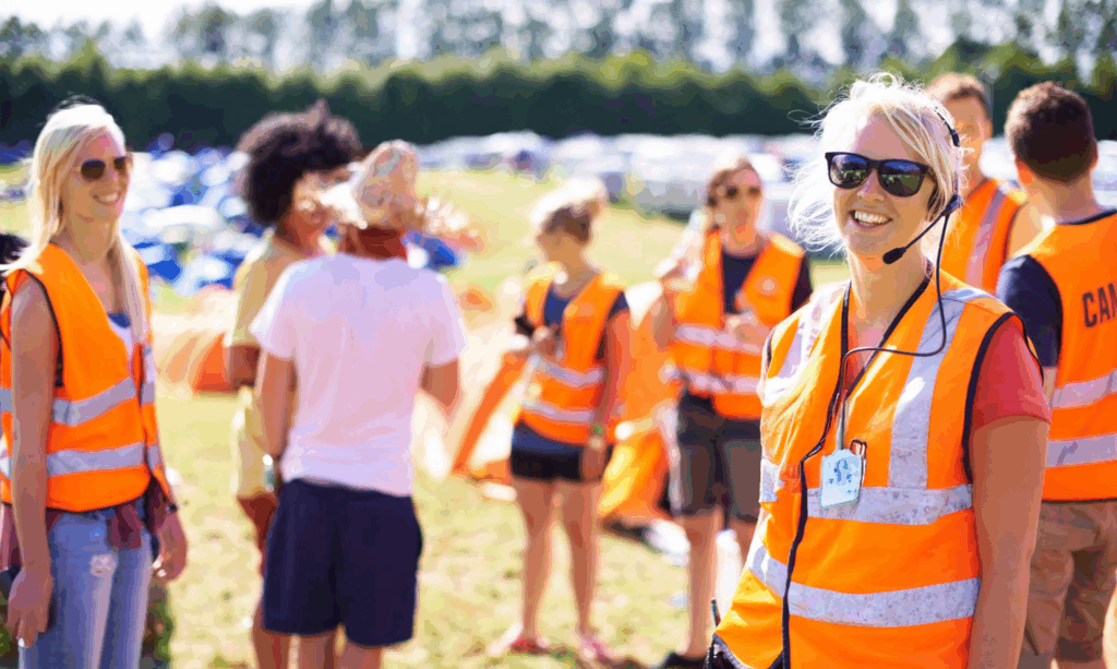 festival workers